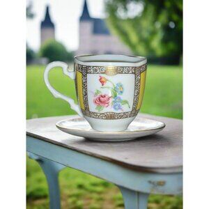 1985 Avon Tradition Cup and Saucer Collection Germany Circa 1700